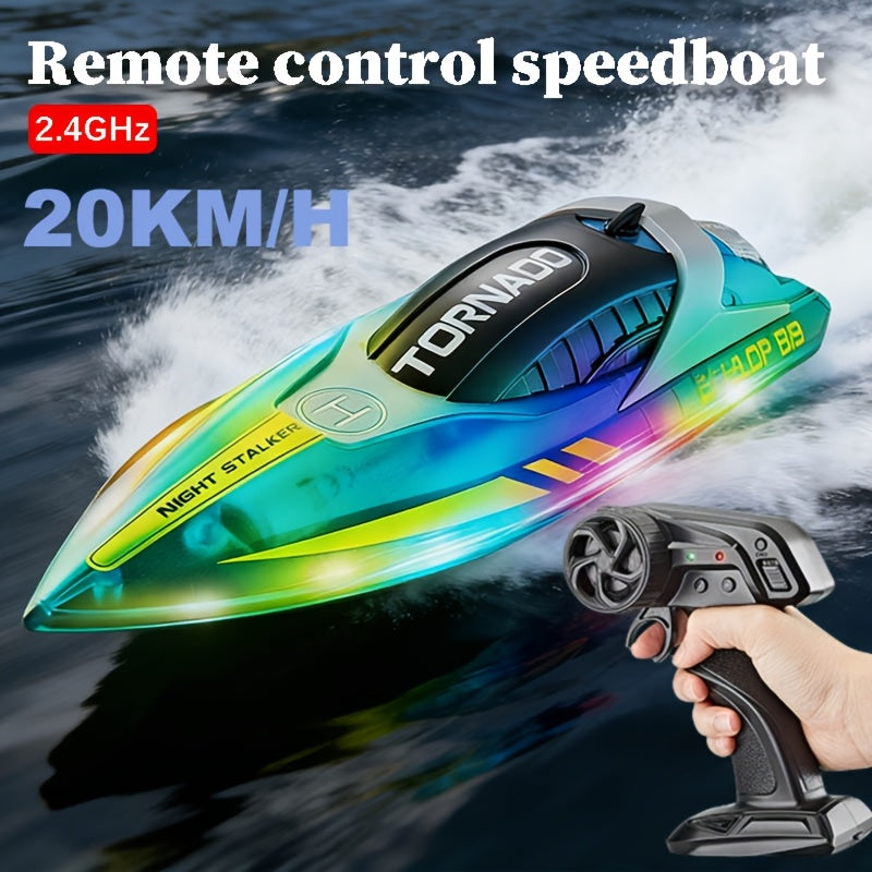 25 km/h RC Speedboat with Self-Righting and Night Light