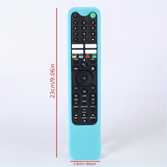 Glow-in-the-Dark Silicone TV Remote Case with Lanyard, Red or Dark Green