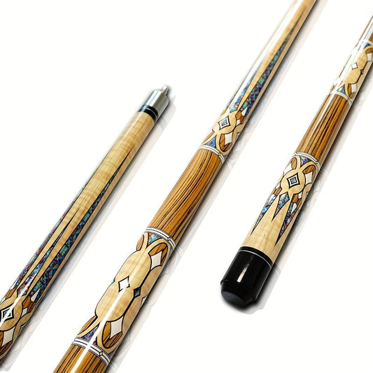 Maple Pool Cue with 13 mm Tip, Cue Tool and Training Ball Options