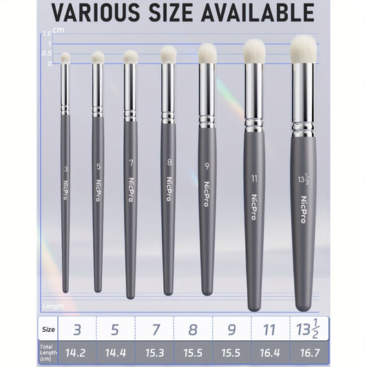 Dry Brush Set for Miniature Painting, 7 Sizes with Storage Case