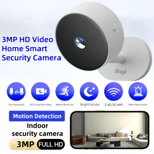 Indoor WiFi Security Camera CW1303 with Dual-Band WiFi and Two-Way Audio