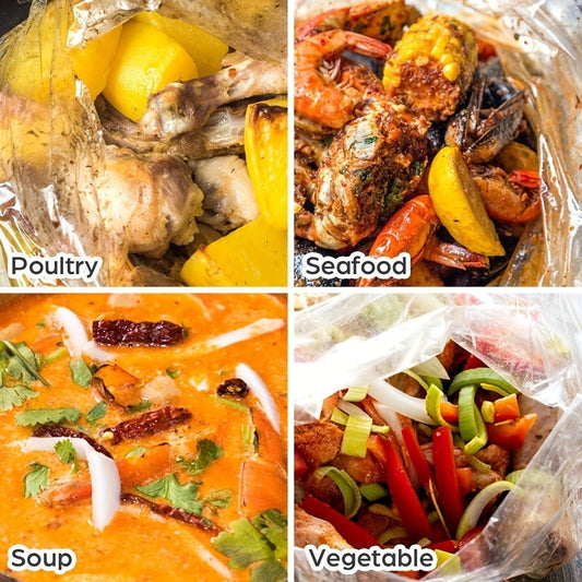 Slow Cooker Liners, 14 x 22 Inch Disposable Bags, 30-Pack for 6–10 Quart Pots