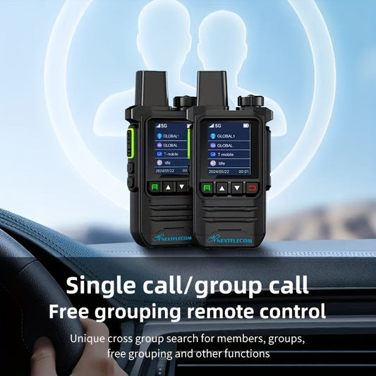 Walkie Talkies K6 2-Pack with SIM Cards for Field Work and Outdoor Communication