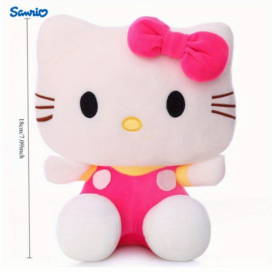 Cat Plush Doll in Pink or Blue, Kawaii Kitty Stuffed Animal