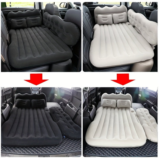 Car Inflatable Mattress with Electric Pump, Storage Bag and Repair Kit