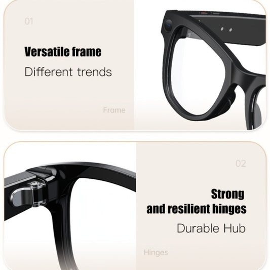 AI Smart Glasses with 8MP Camera, Object Recognition and Real-Time Translation