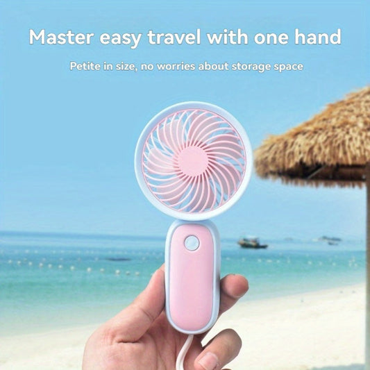 Mini Handheld Fans, USB-Rechargeable 12-Pack for Wedding Favors & Event Giveaways
