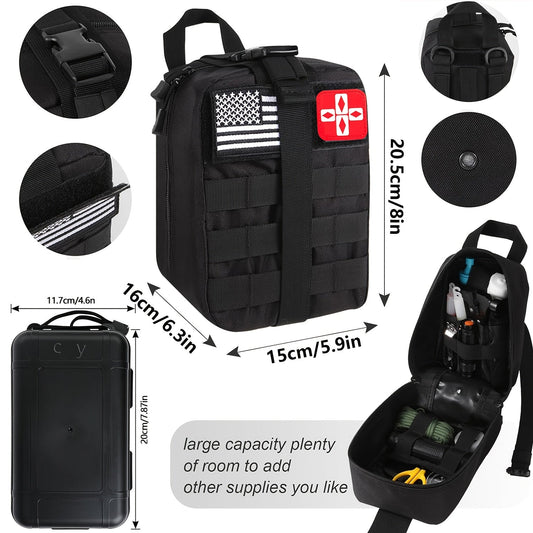 Survival Kit with Fire Starter and Compass, 14-, 152- and 258-Piece Options