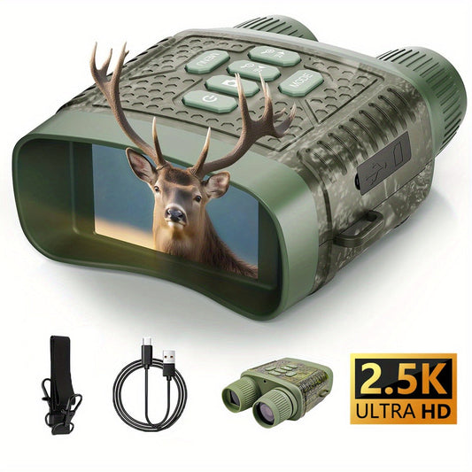 Night Vision Binoculars, 2.5K Digital with 3-Inch Screen and Photo & Video Recording, Camo