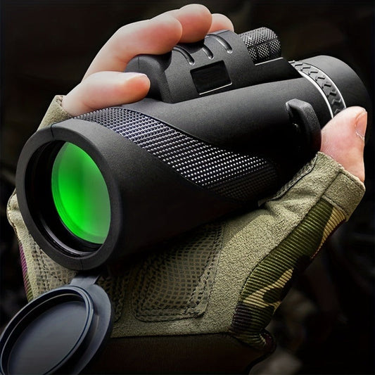 Monocular Telescope with Smartphone Adapter and Tripod for Bird Watching