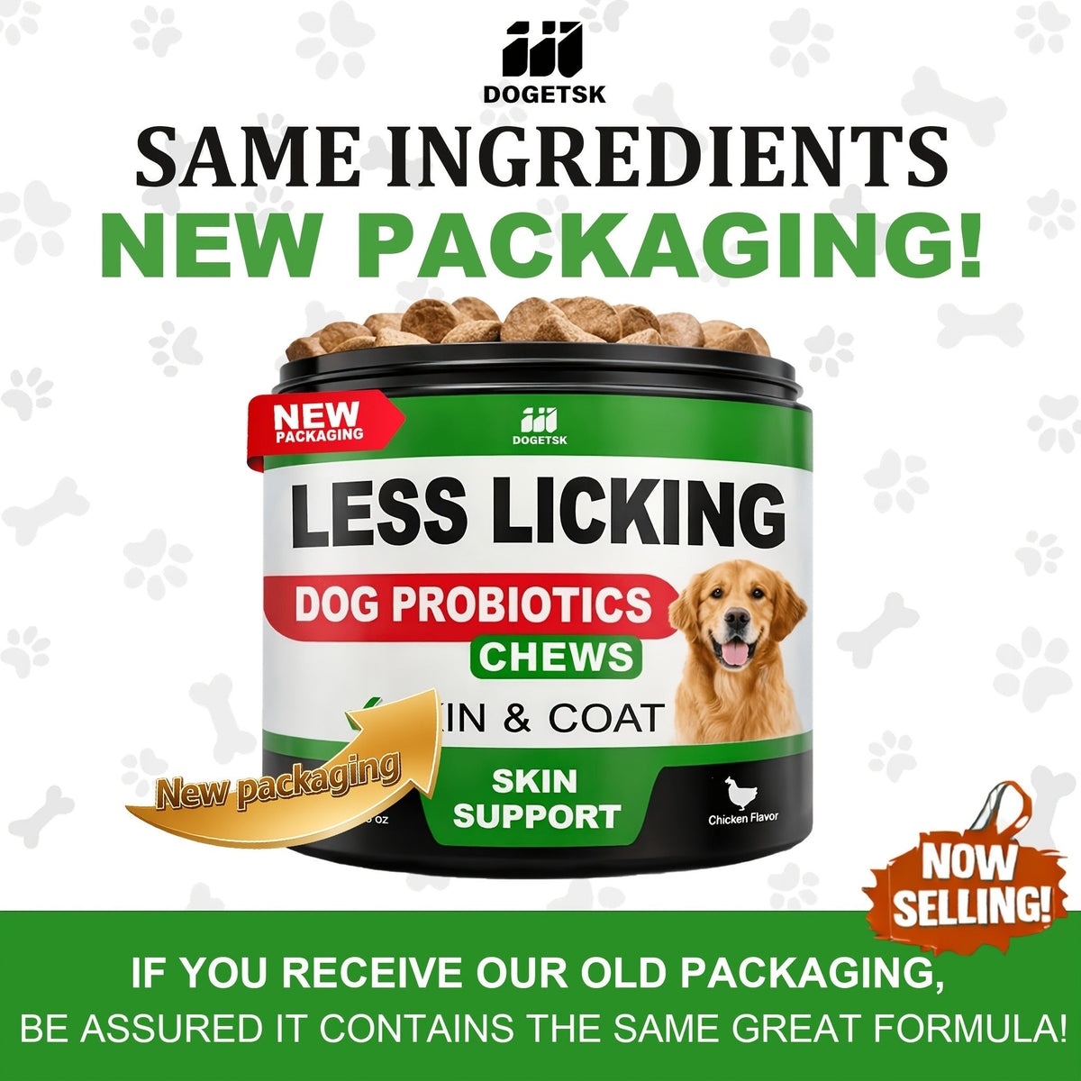 Dog Immune & Gut Support Chews 120ct – Chicken Flavor Soft Chews for Healthy Skin & Coat, Digestive Health & Immune Boost – Daily Wellness Supplement for All Breeds & Ages