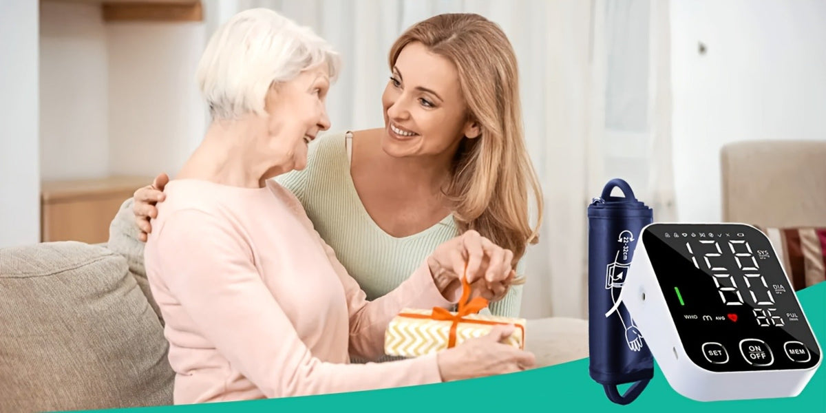 Blood Pressure Monitor Automatic Upper Arm – Large Cuff, 4.5" Backlit Screen, 2×99 Memory, Voice Broadcast, One-Touch BP Machine for Home Use