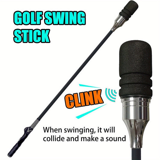 Golf Swing Trainer, Stainless Steel Practice Stick for Warm-Up and Tempo Drills