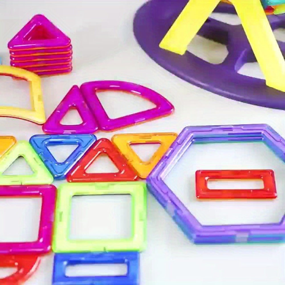 67-Piece Large Magnetic Tile Building Set