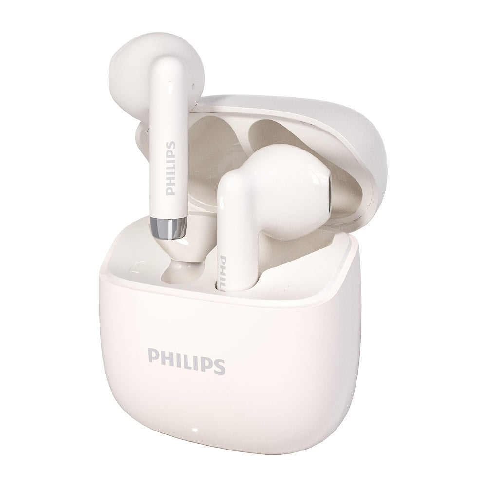 PHILIPS Wireless Earbuds Bluetooth 6.0, Low Latency, Sound Isolation, Built-In Mic, Long Battery Life - 2025 Upgrade TWS Earbuds for Gaming, Sports & Music on iOS & Android