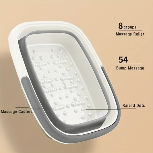 Foldable Foot Bath Basin, 3.96 Gallons with Carry Handle for Foot Soaks