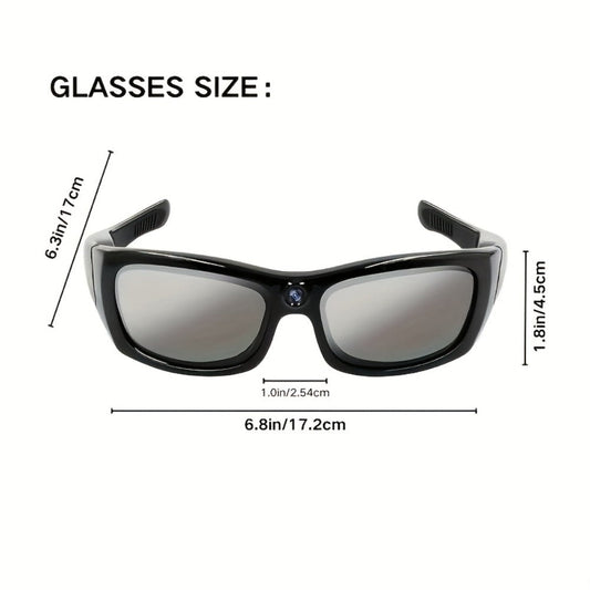 Smart Camera Glasses with 1080p Video, 32GB Storage, Music & Calls