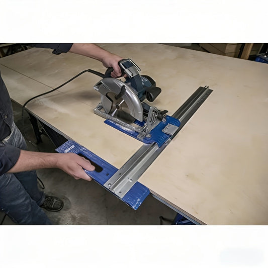Circular Saw Guide Rail, Metal Straight-Cut Guide for Woodworking in Four Colors
