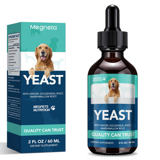 Yeast Health Drops for Dogs & Cats, 2 fl oz (60 mL), 1–3 Bottle Options