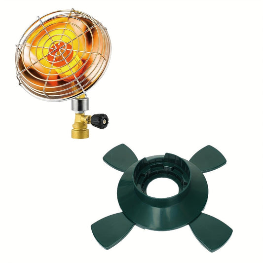 Portable Propane Heater 6200 BTU with Control Valve and Base, Tank Not Included