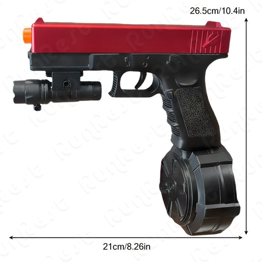 Electric Gel Blaster Rifle with Full-Auto Firing and Rechargeable Power