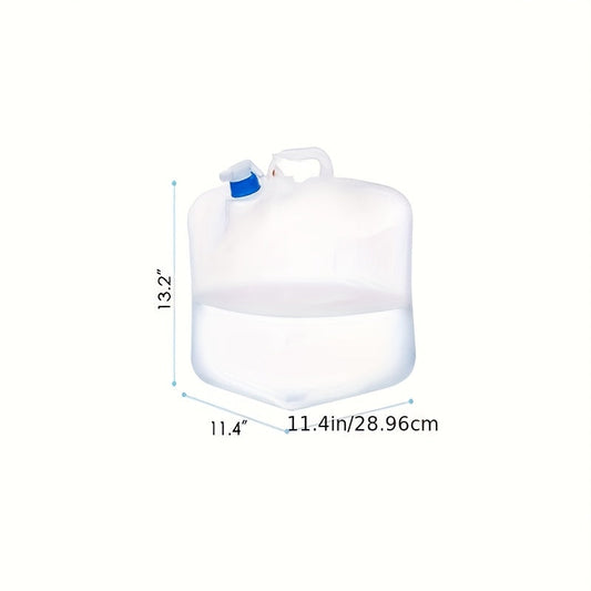 Collapsible Water Containers with Spigots, 20 L / 5.3 Gallon LDPE Jugs, 2-Pack