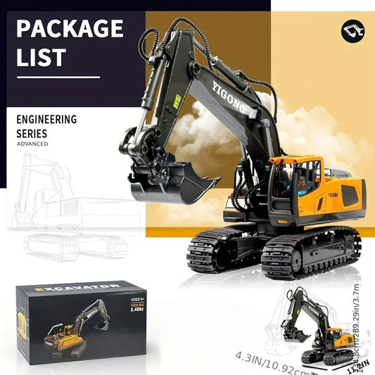RC Construction Vehicle Toy with Excavator and Multi-Vehicle Options