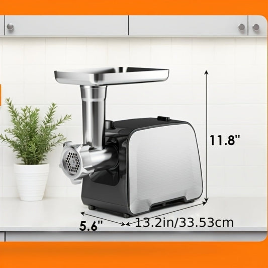 TE-090 Electric Meat Grinder with 2 Blades, Sausage Tube & Kubbe Kit