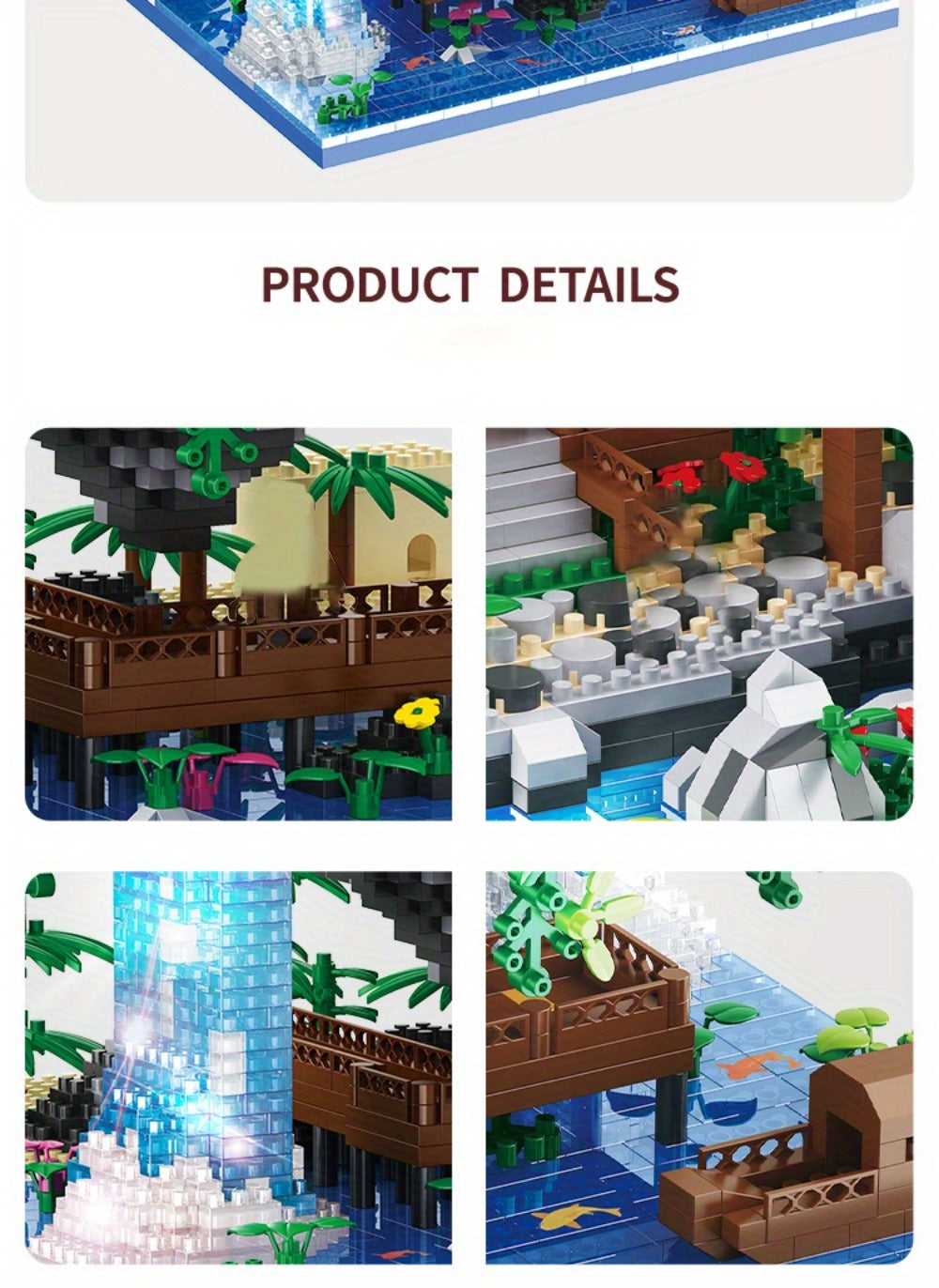 Bonsai Tree Micro Building Block Set, 3320 Pieces