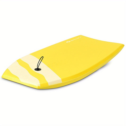 Bodyboard, 41 in EPS Core with XPE Deck, HDPE Slick Bottom and Wrist Leash