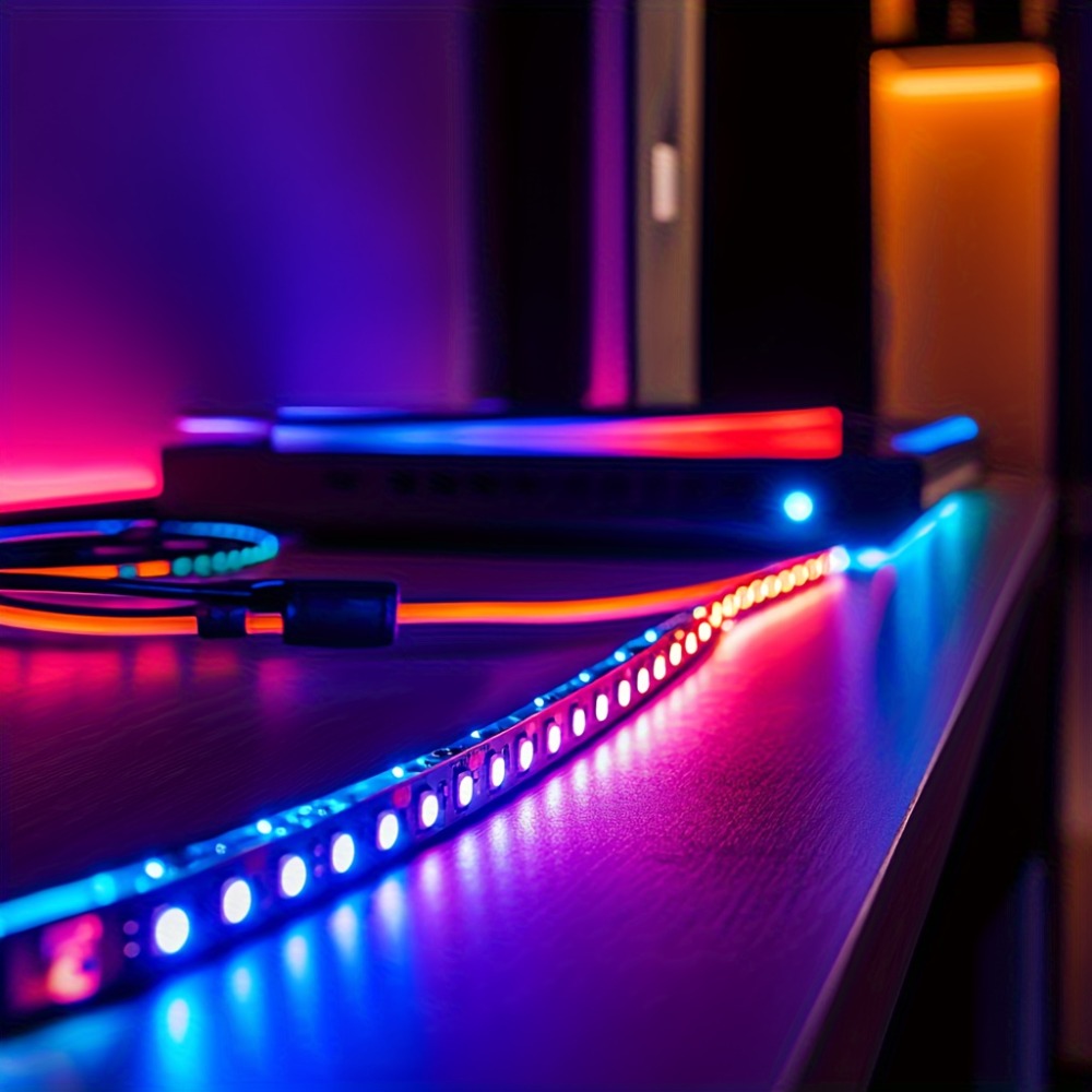 Smart LED Strip Lights for Bedroom 100FT RGB Color Changing – App & Remote Control Home Decor Light Strip for Room Party Thanksgiving Christmas Holiday Decoration & Gifts