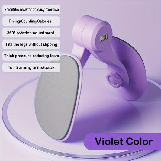 Thigh Exerciser for Squeeze-and-Release Home Workouts, Pink or Purple