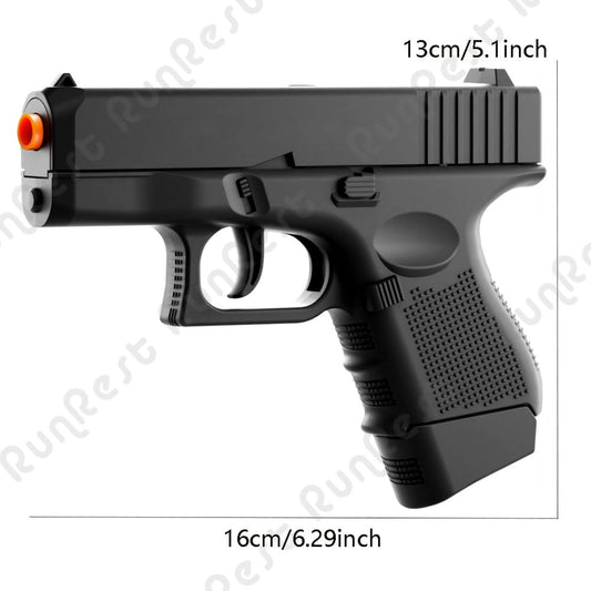 Foam Dart Blaster Pistol with Shell Ejection, 100 Darts and 2 Magazines