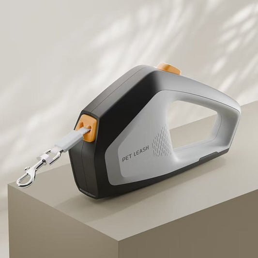Retractable Dog Leash for Large Dogs up to 110 lb with One-Hand Brake and Pause Lock