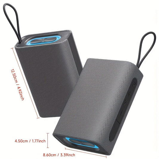 Portable Bluetooth Speaker PEICHENG with USB-C Charging and Button Controls