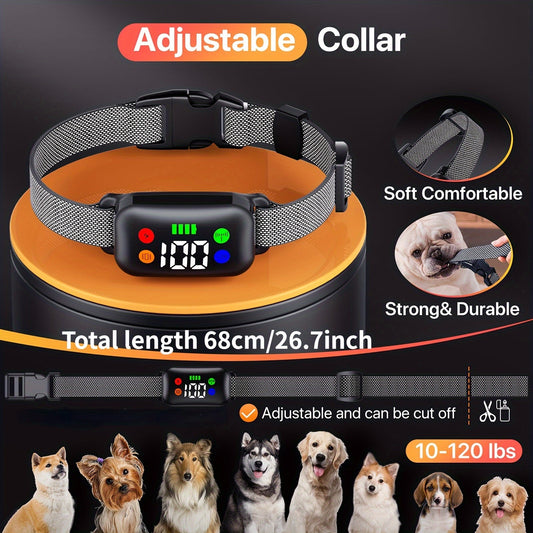 Dog Training Collar with Remote, X300 Rechargeable E-Collar with 4 Modes, 30–120 lbs