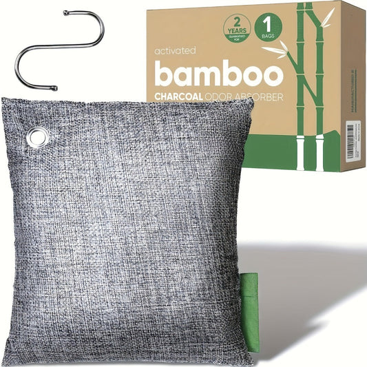 Bamboo Charcoal Odor Absorber Bags, Unscented for Home, Car & Closet