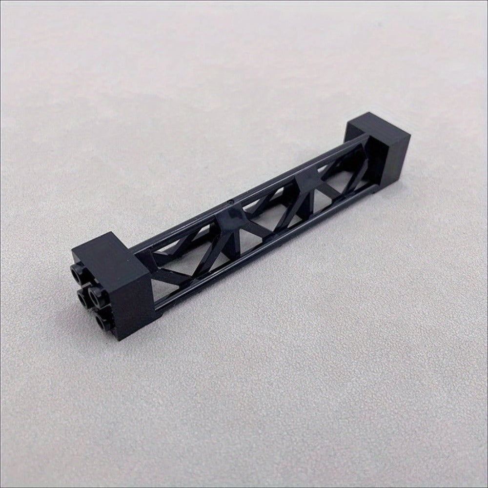 2x2x10 Pillar Support Bricks, 20pcs Black Column Rod Blocks for MOC Builds