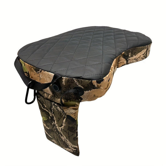 Heated Hunting Seat Cushion, Foldable Camouflage, Power Bank Not Included