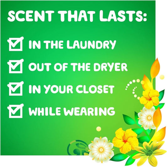 Liquid Laundry Detergent by Gain Aroma Boost, Original Scent, 12-Pack of 10 fl oz Bottles