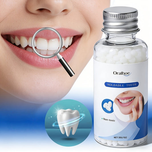 Temporary False Tooth Kit, Moldable Thermoplastic, 30 g, 1 Piece