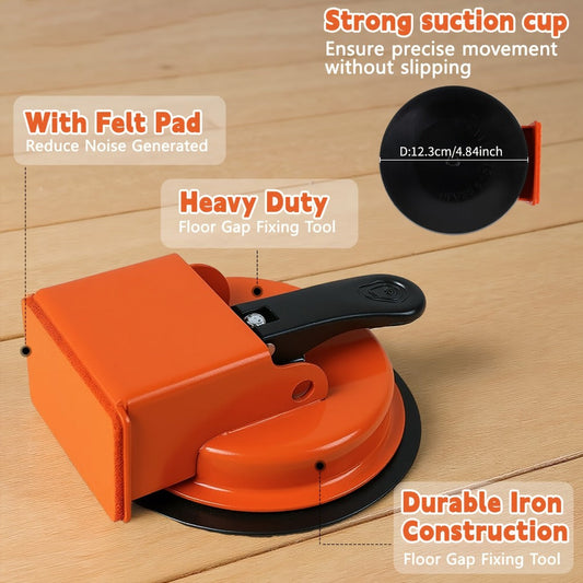 Floor Gap Fixer Tool with 4.84-Inch Suction Cup for Laminate and Vinyl Planks