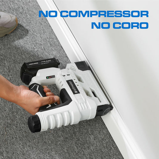 Cordless 2-in-1 Stapler and Brad Nailer for Upholstery, Carpentry and DIY