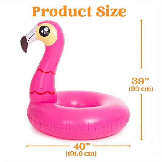 Flamingo & Unicorn Inflatable Pool Float 2-Pack, 40-Inch Floats for Adults & Kids