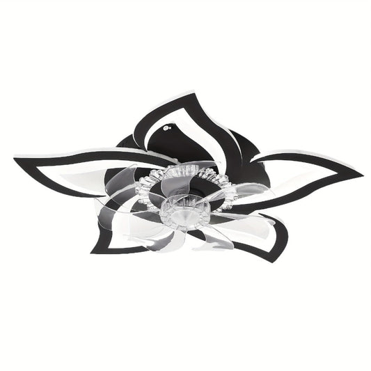 Ceiling Fan with Light, 27-Inch Flush Mount, 6 Speeds and Remote & App Control