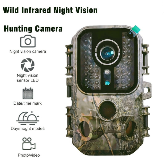Trail Camera 30MP with 850nm IR Night Vision, 0.3s Trigger and 32GB Card