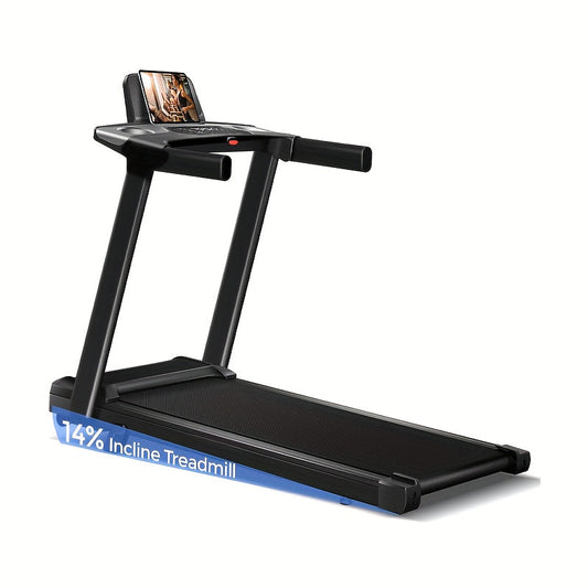 Folding Treadmill with Handle for Home Workouts, Three Style Options
