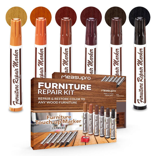 Wood Scratch Repair Markers, Dark or Light 13-Piece Sets and Mixed 34-Piece Set