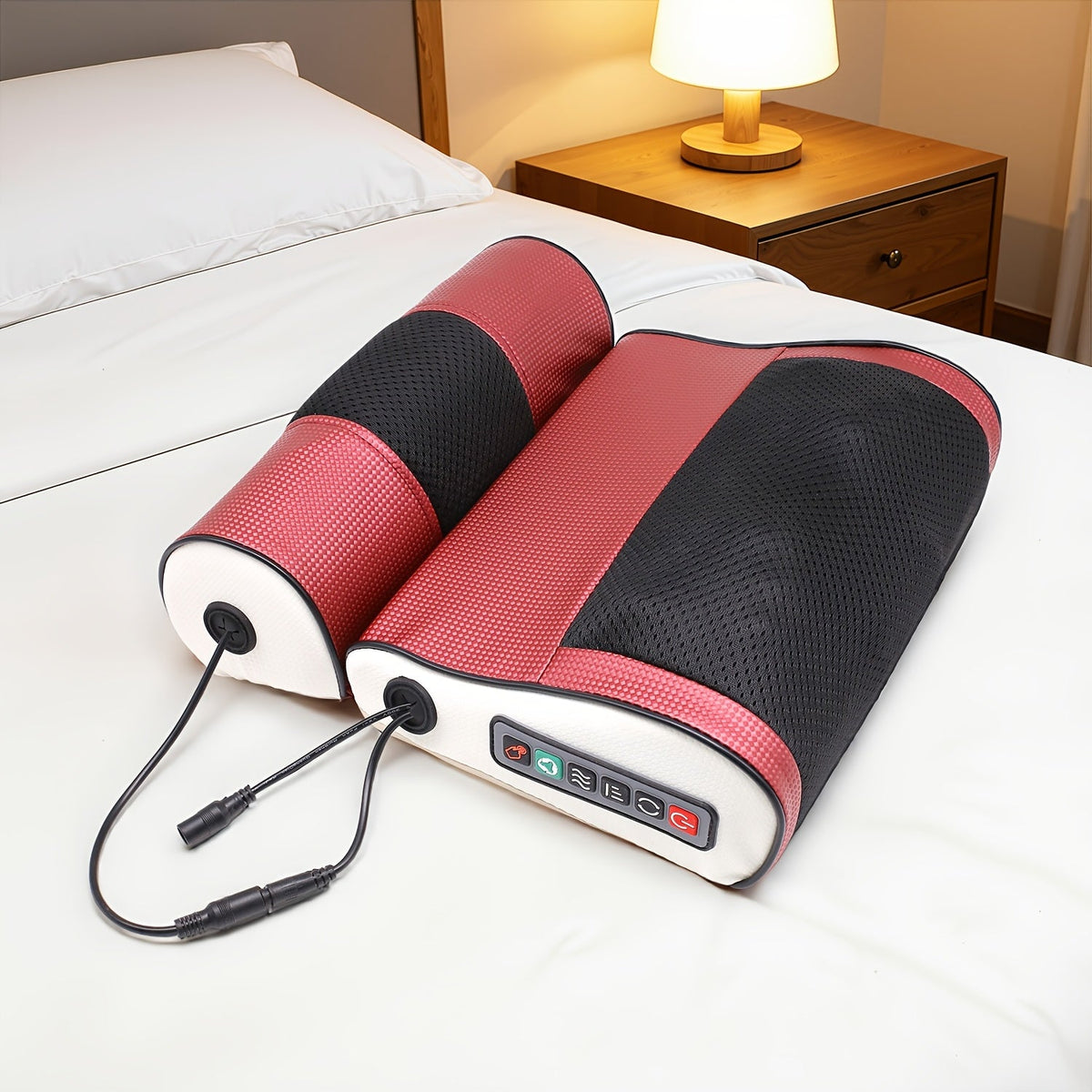 Electric Massager for Neck, Shoulder, Back & Foot – Deep Tissue Kneading Point Massage, Cordless Handheld Body Massager, Relaxation Gift for Women Men Mom Dad, Multiple Modes & Intensities