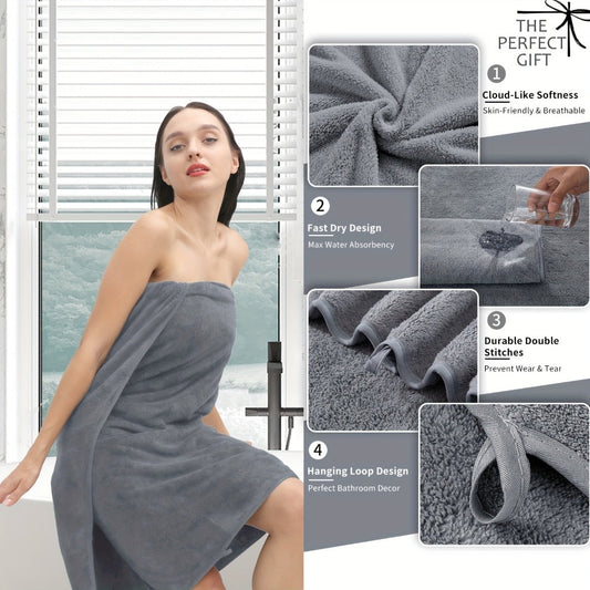 Extra Large Bath Sheet Set, 8-Piece 750 GSM Towels, 35 x 70 Inches